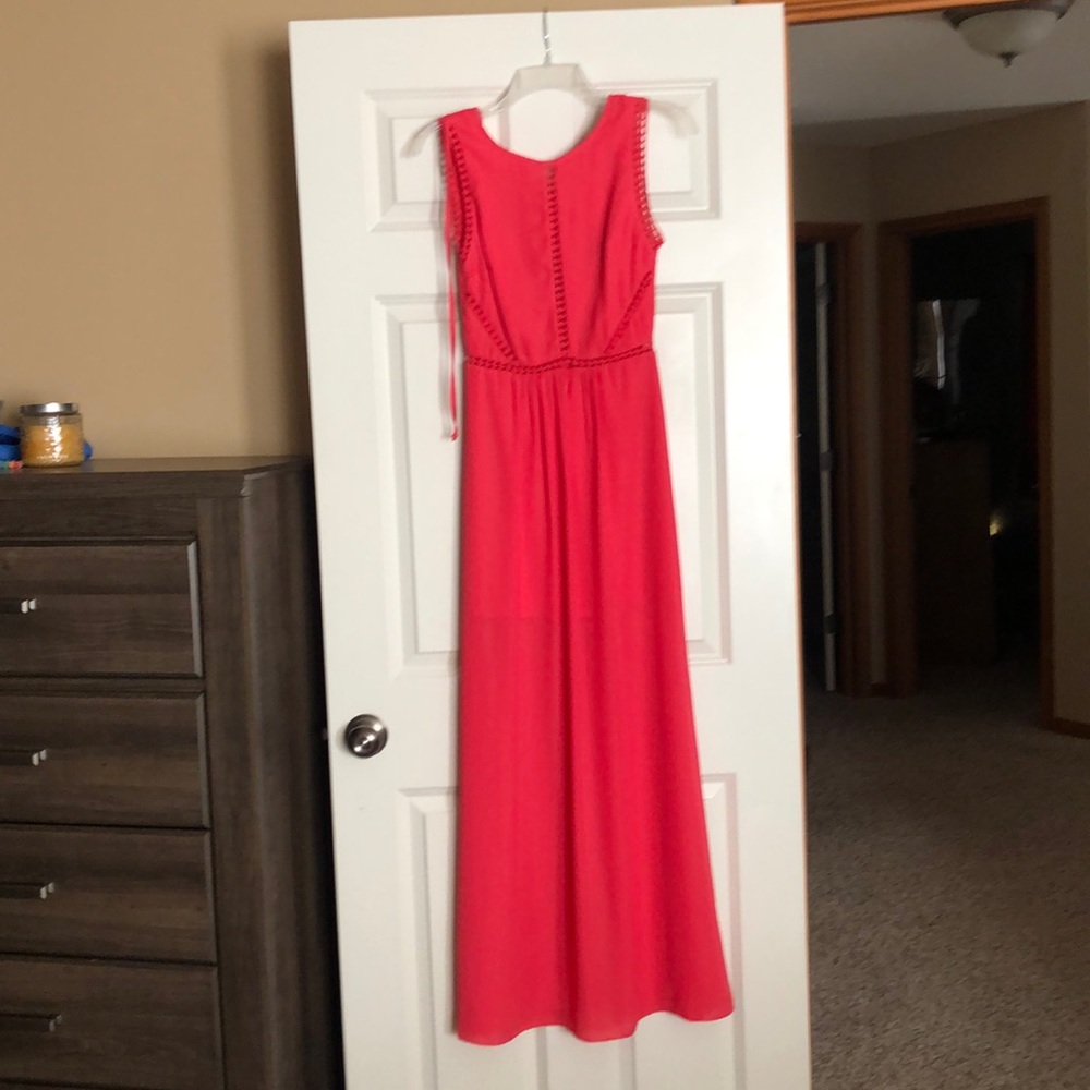 Coral dress